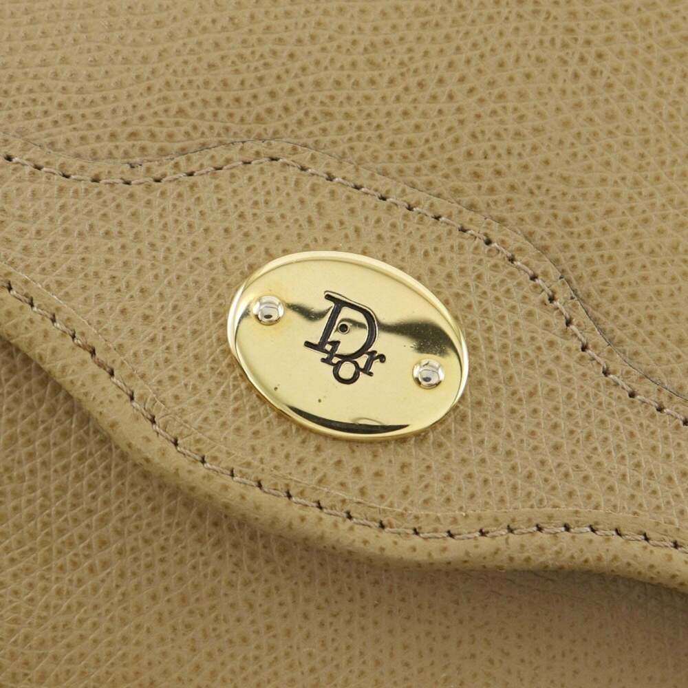 CHRISTIAN DIOR Vintage Cream Leather Shoulder Bag - Picture 8 of 13